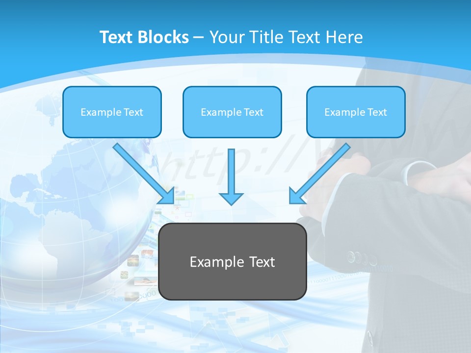 Confidence Planet Person PowerPoint Template