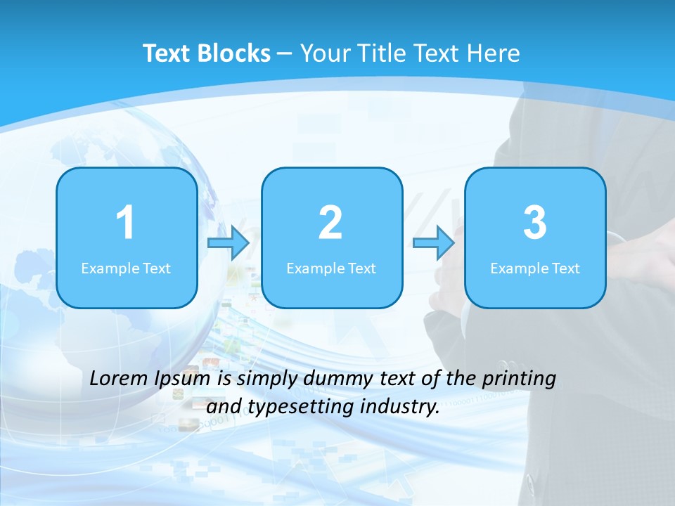 Confidence Planet Person PowerPoint Template