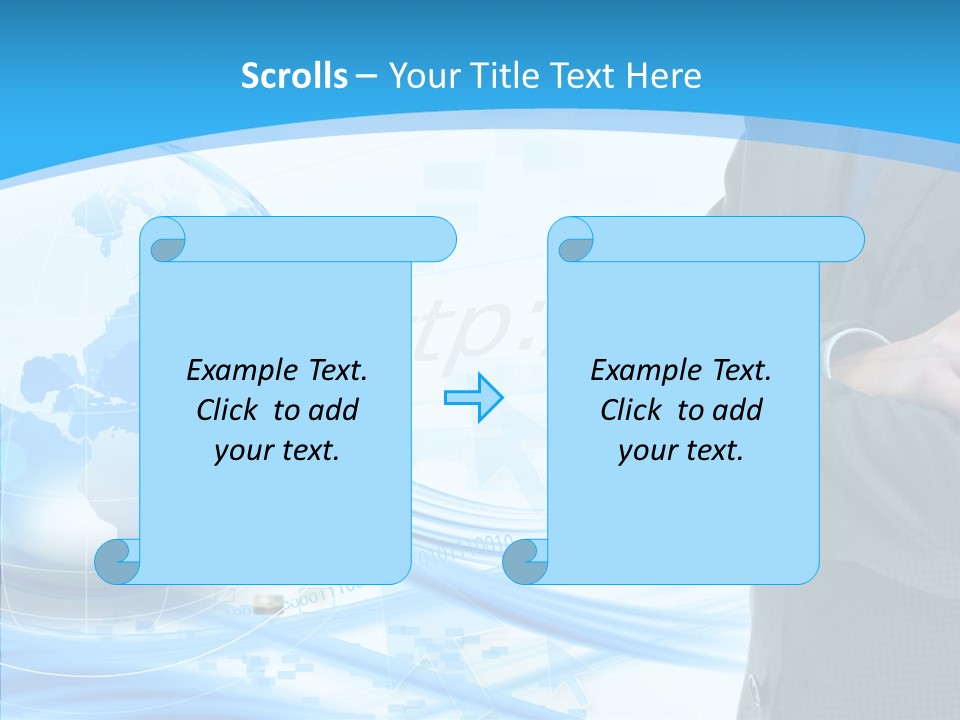 Confidence Planet Person PowerPoint Template