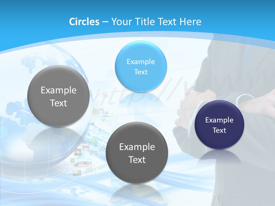 Confidence Planet Person PowerPoint Template