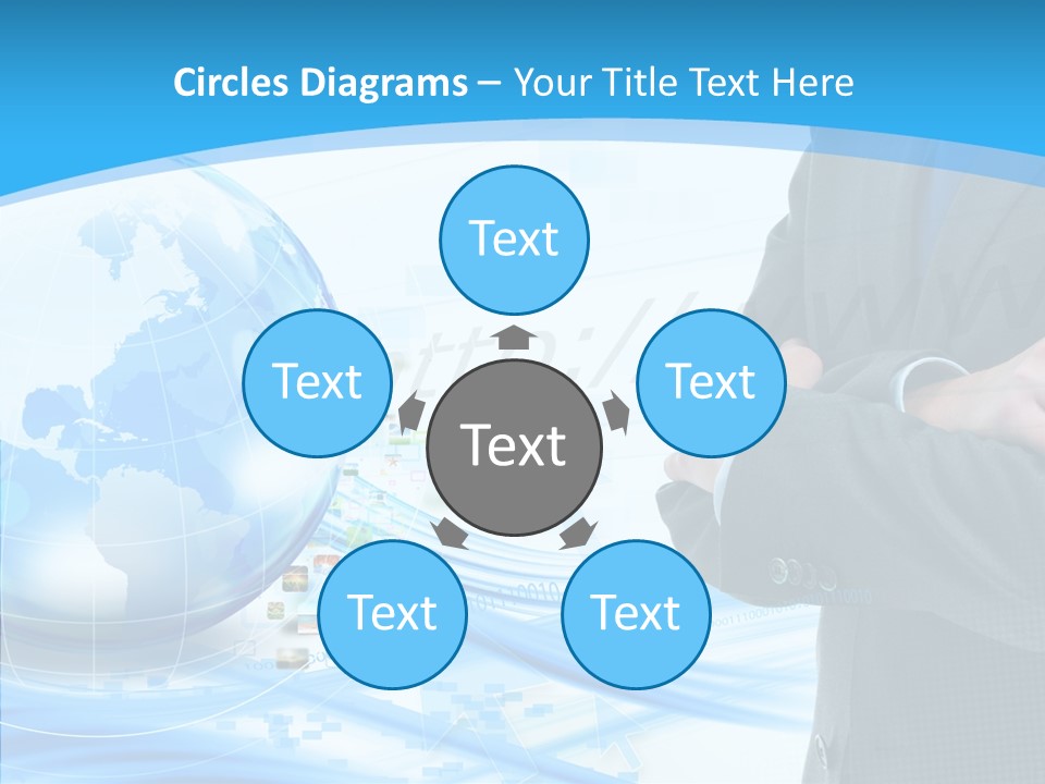 Confidence Planet Person PowerPoint Template