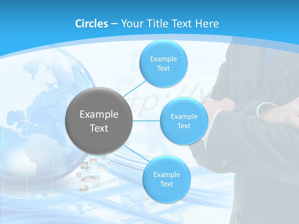 Confidence Planet Person PowerPoint Template