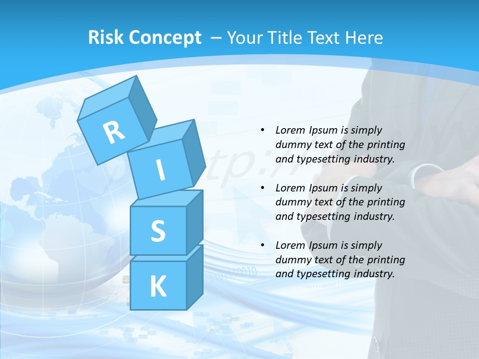 Confidence Planet Person PowerPoint Template