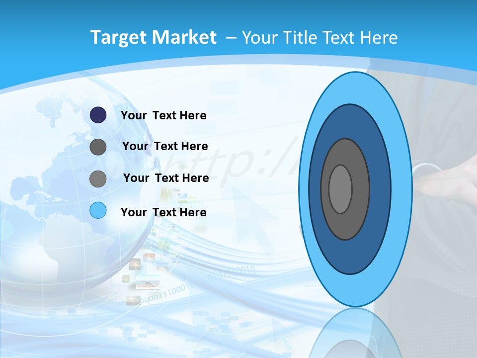 Confidence Planet Person PowerPoint Template