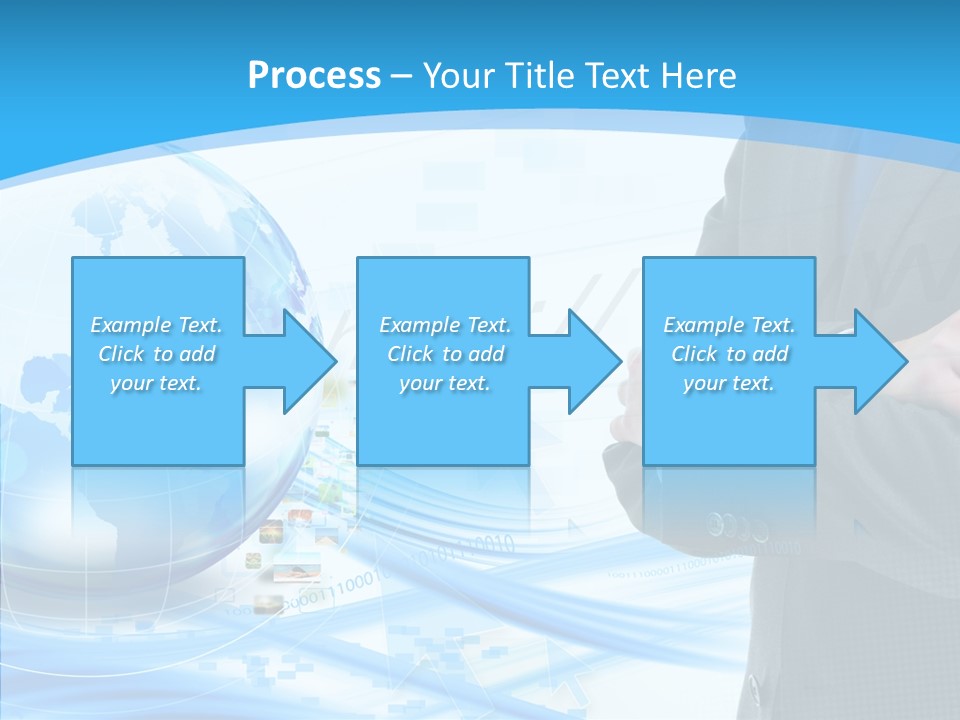 Confidence Planet Person PowerPoint Template