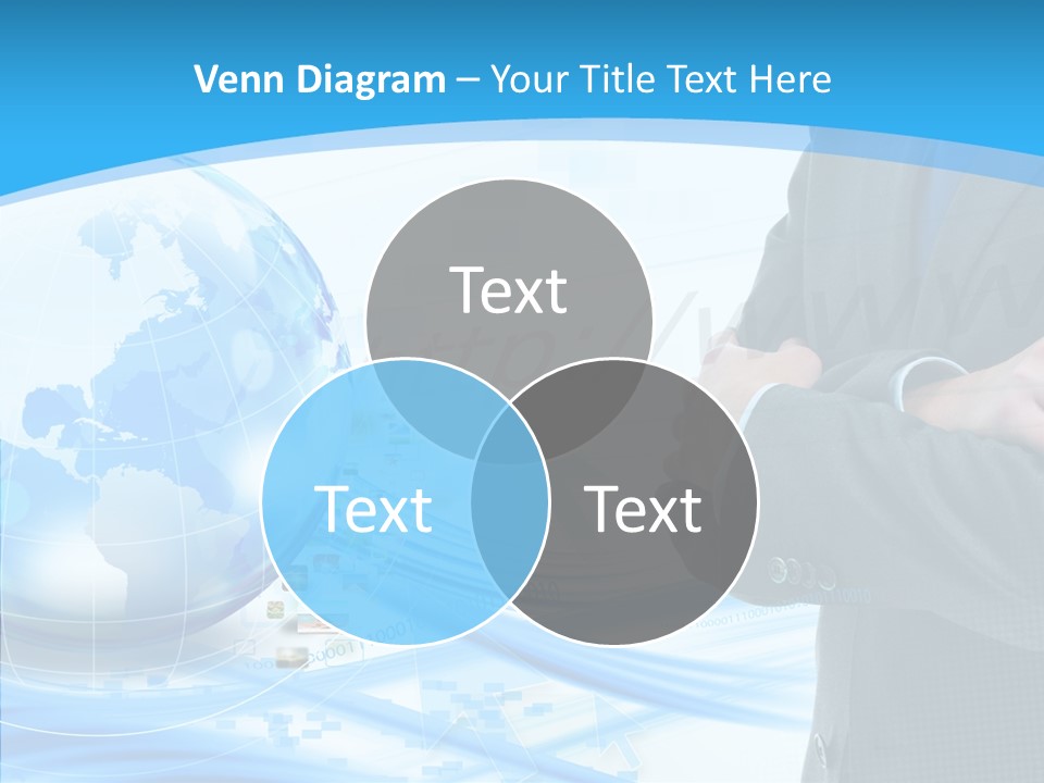 Confidence Planet Person PowerPoint Template