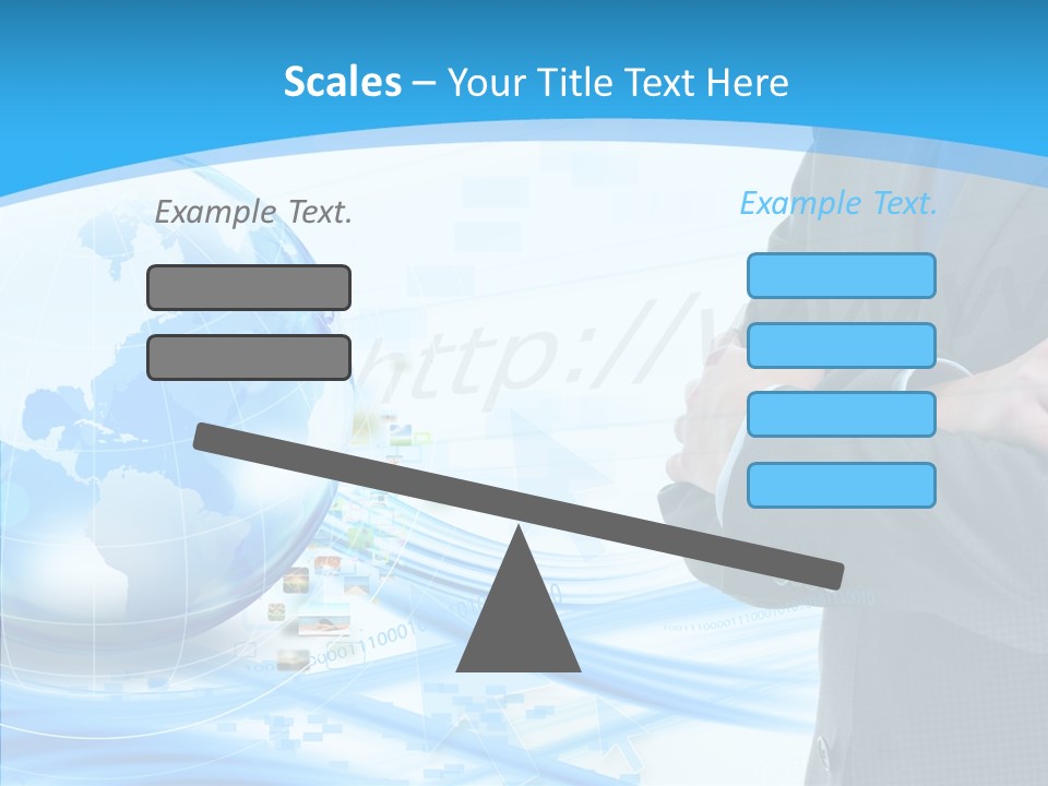 Confidence Planet Person PowerPoint Template