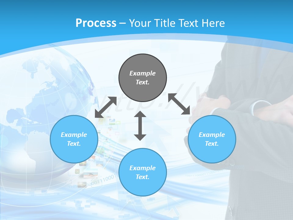 Confidence Planet Person PowerPoint Template
