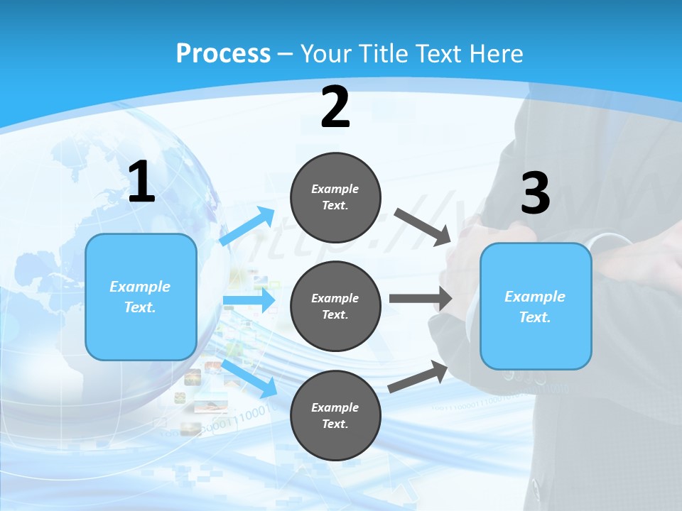 Confidence Planet Person PowerPoint Template
