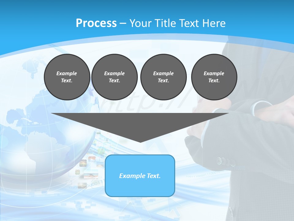 Confidence Planet Person PowerPoint Template