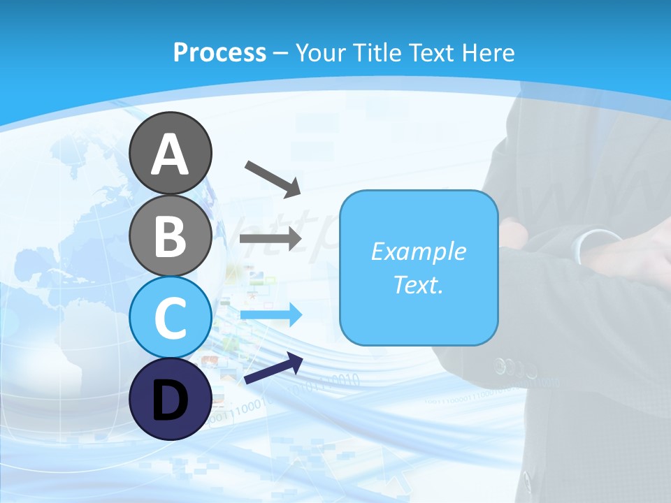 Confidence Planet Person PowerPoint Template
