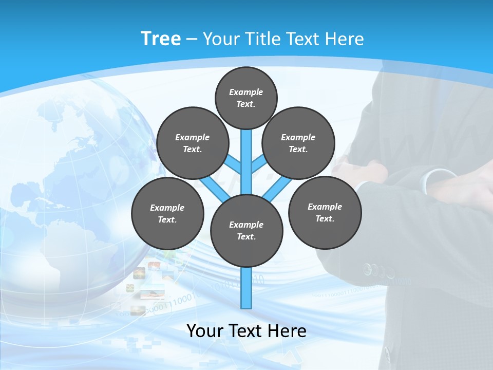 Confidence Planet Person PowerPoint Template