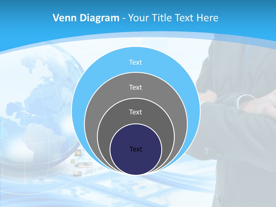 Confidence Planet Person PowerPoint Template