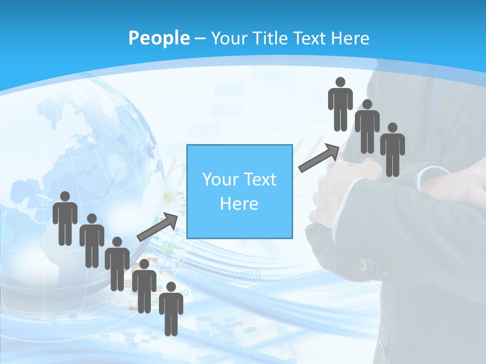 Confidence Planet Person PowerPoint Template