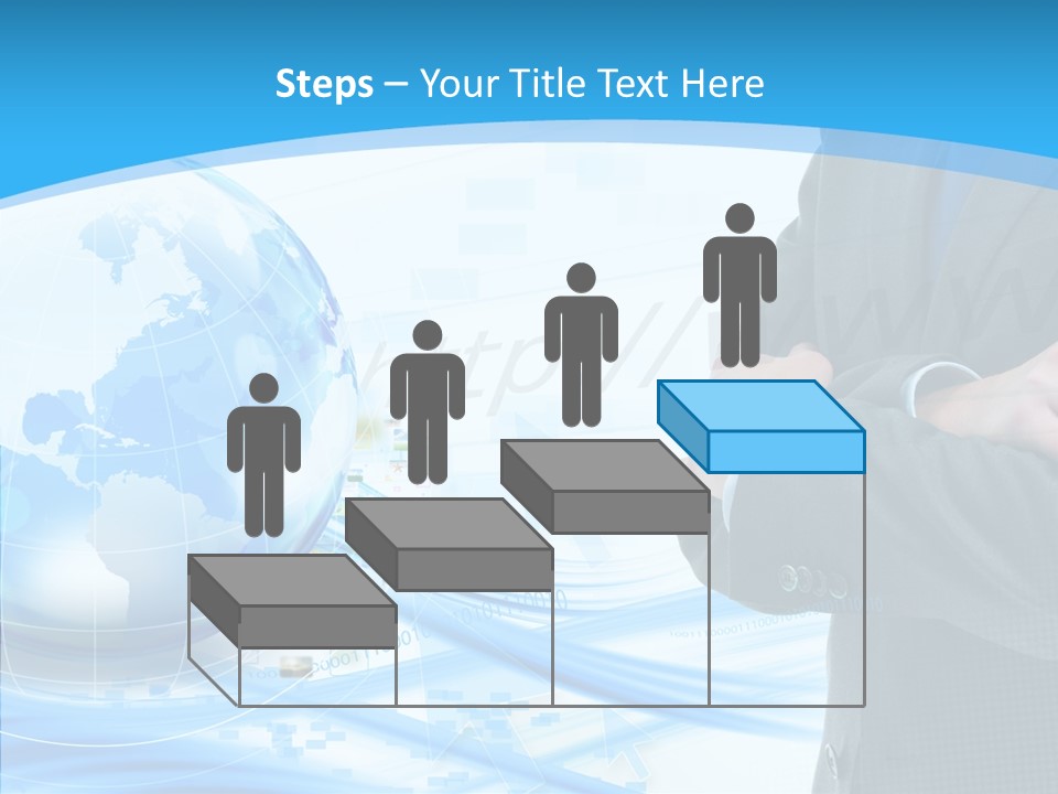 Confidence Planet Person PowerPoint Template