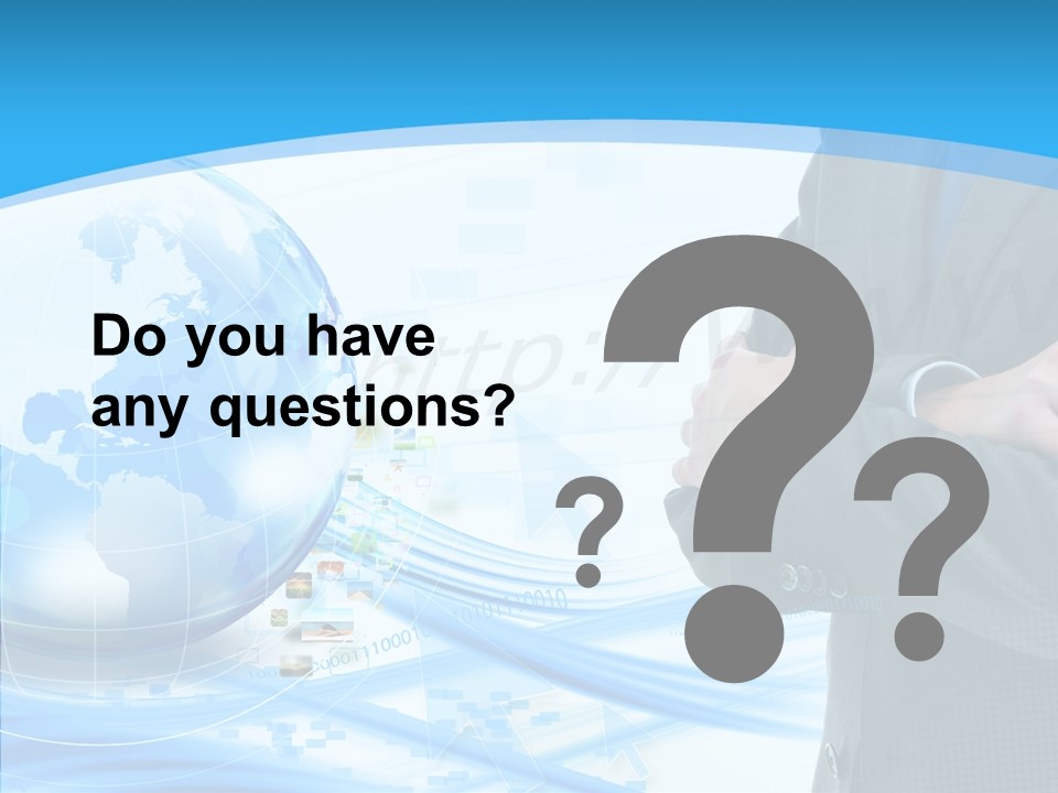 Confidence Planet Person PowerPoint Template