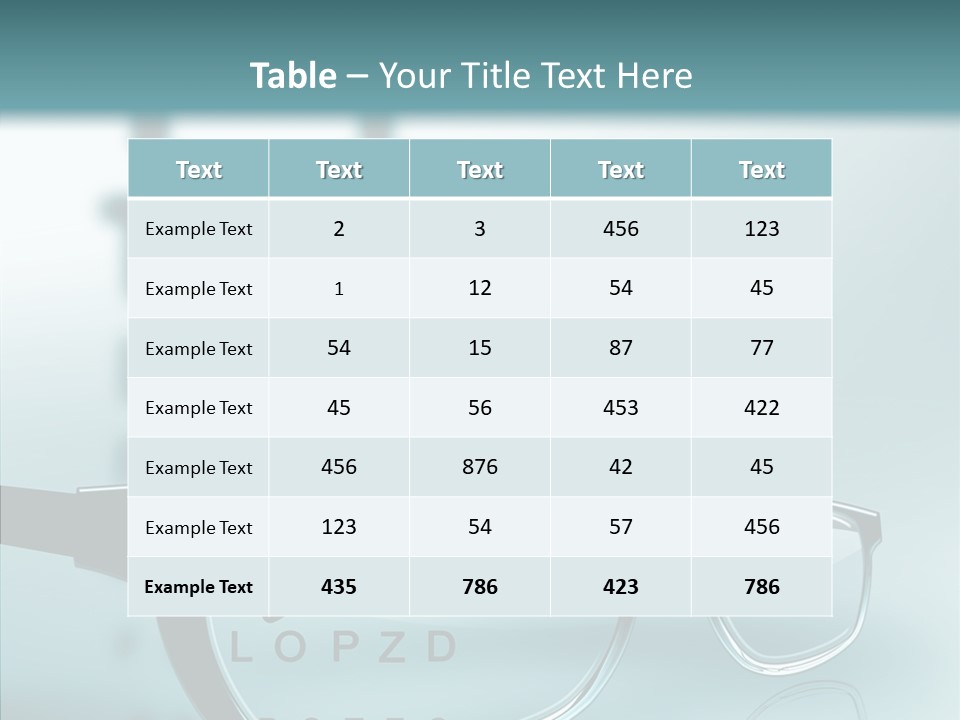 Letter Symbol Style PowerPoint Template