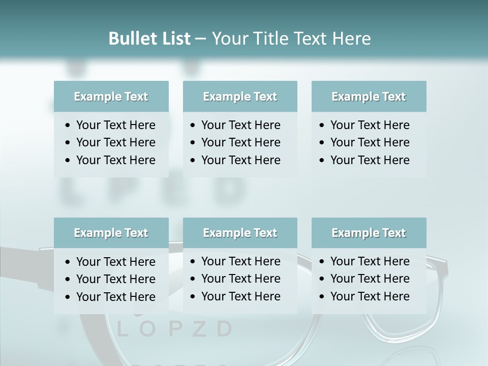 Letter Symbol Style PowerPoint Template