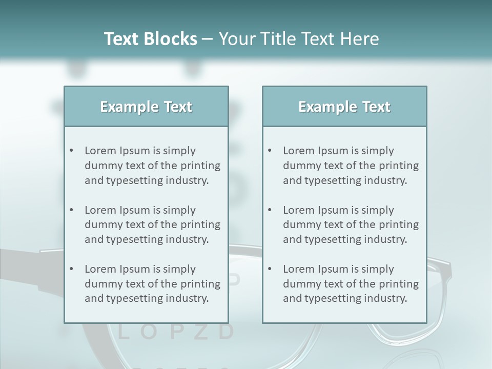 Letter Symbol Style PowerPoint Template