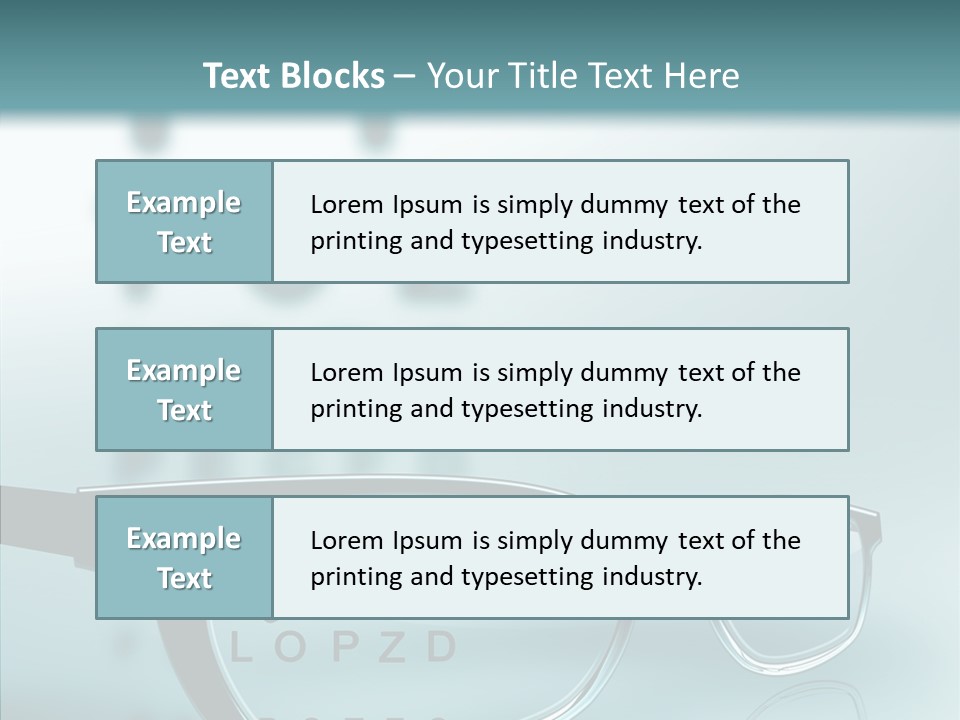 Letter Symbol Style PowerPoint Template
