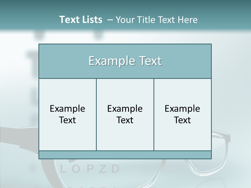 Letter Symbol Style PowerPoint Template