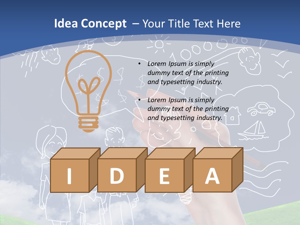 Beans Hot Breakfast PowerPoint Template