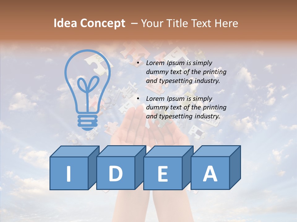 Indoors Conceptual Hotel PowerPoint Template