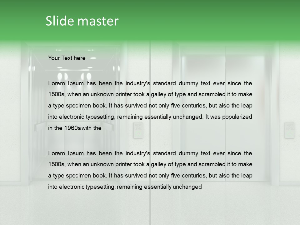 Silver Steel Style PowerPoint Template