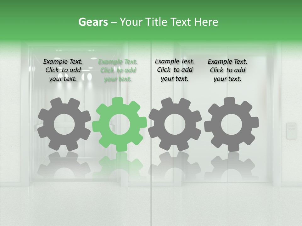 Silver Steel Style PowerPoint Template