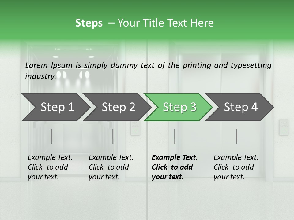 Silver Steel Style PowerPoint Template