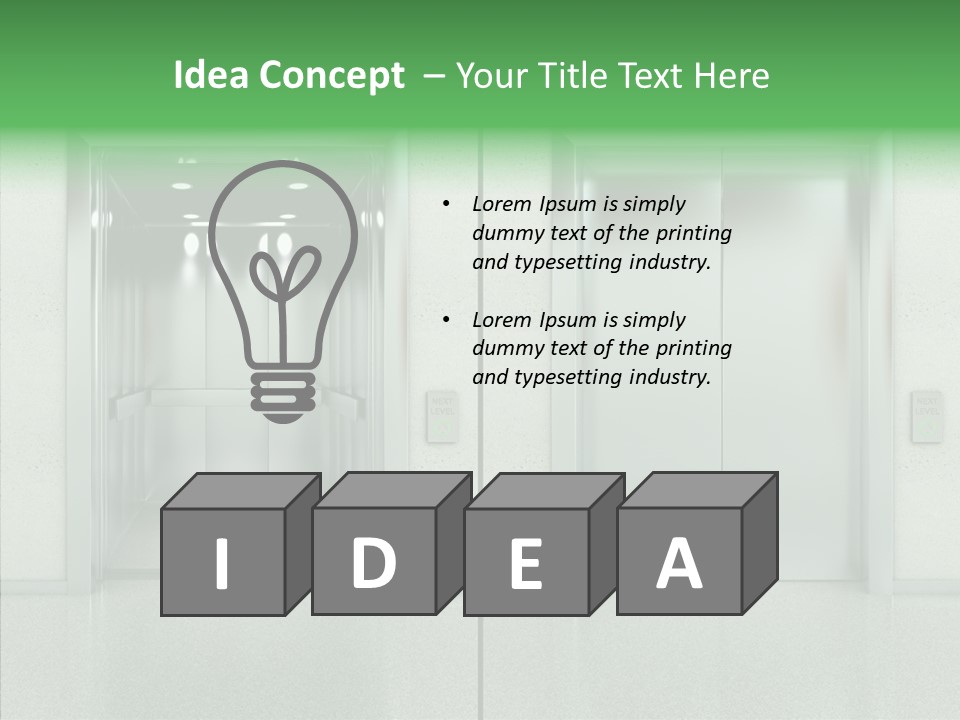 Silver Steel Style PowerPoint Template