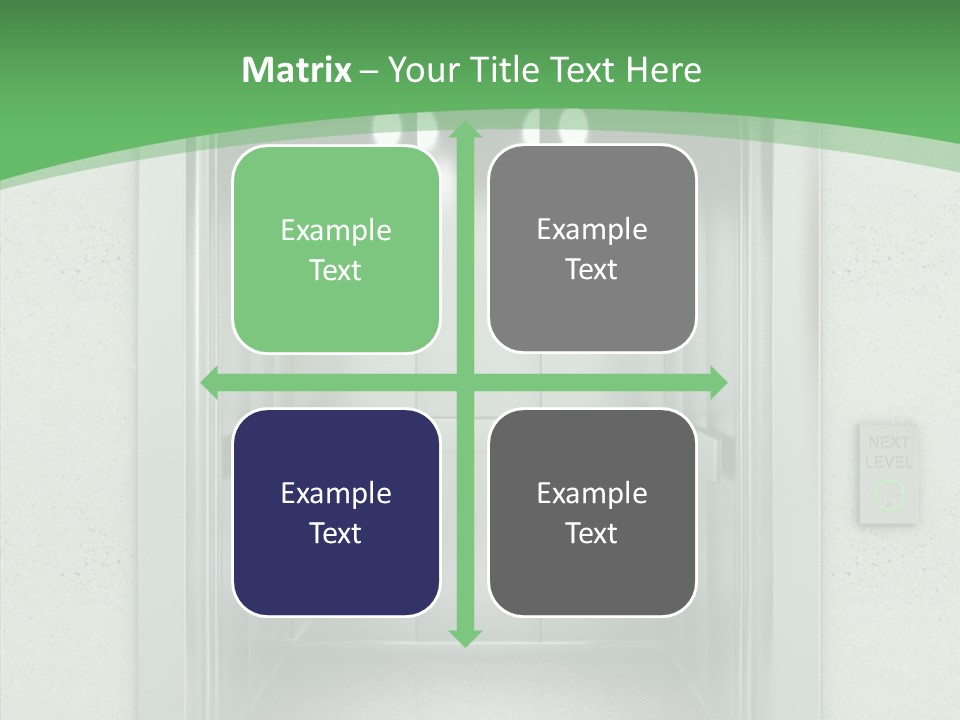 Brushed Reflection Lobby PowerPoint Template
