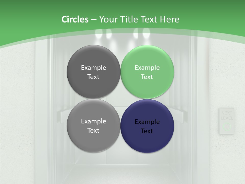 Brushed Reflection Lobby PowerPoint Template