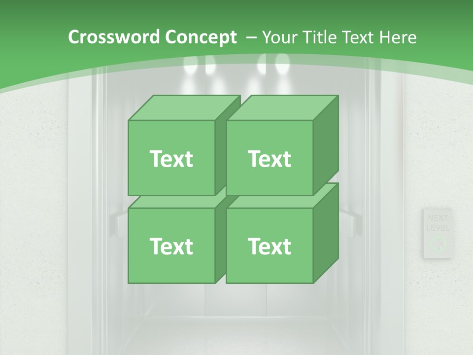 Brushed Reflection Lobby PowerPoint Template
