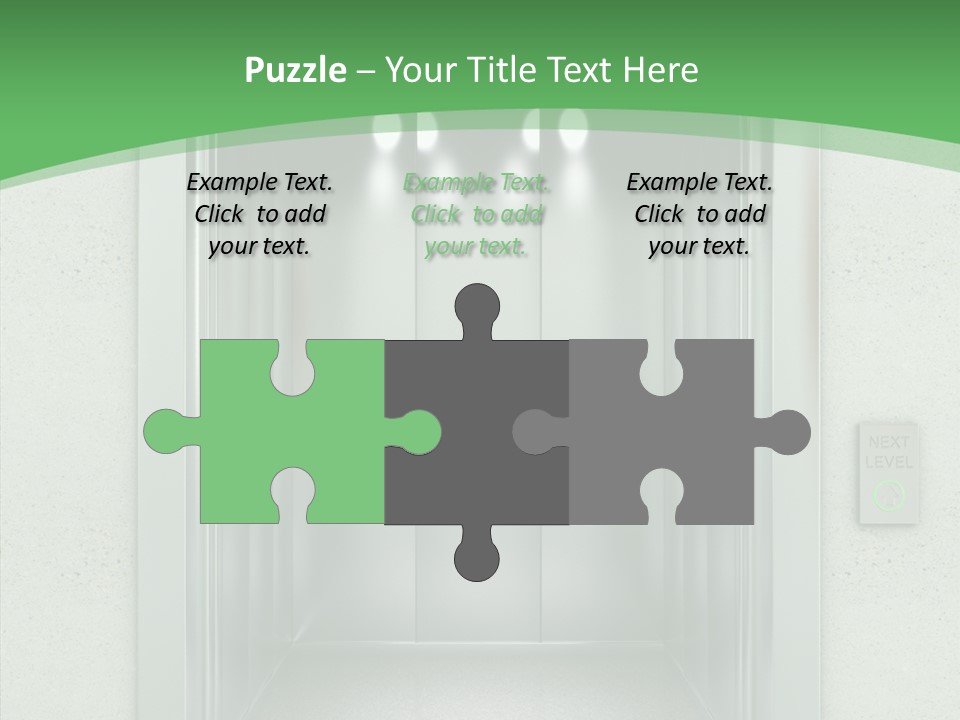 Brushed Reflection Lobby PowerPoint Template