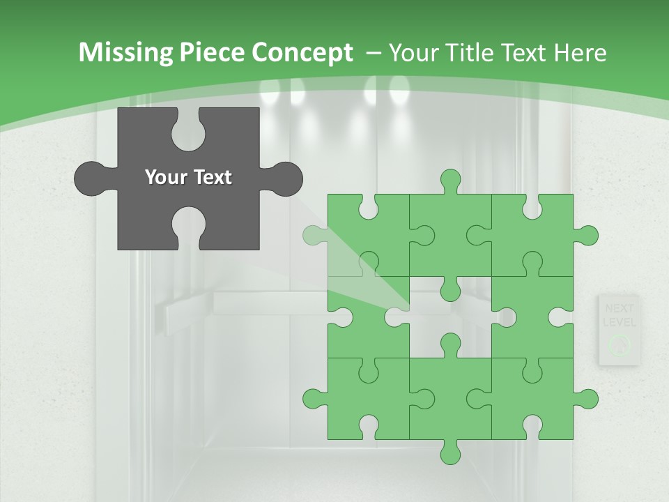 Brushed Reflection Lobby PowerPoint Template