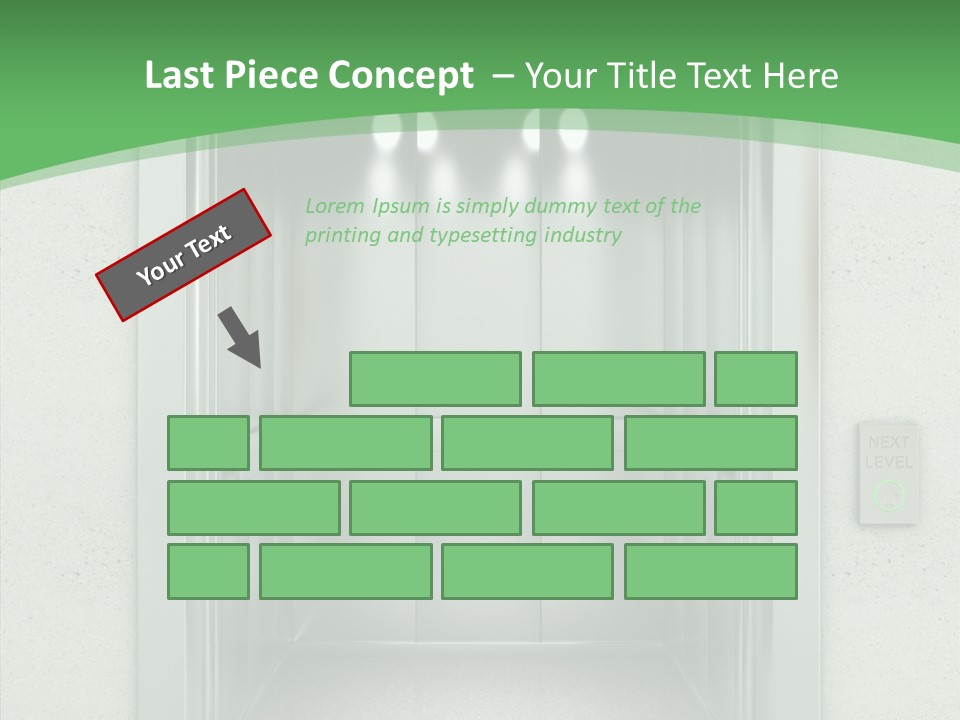Brushed Reflection Lobby PowerPoint Template