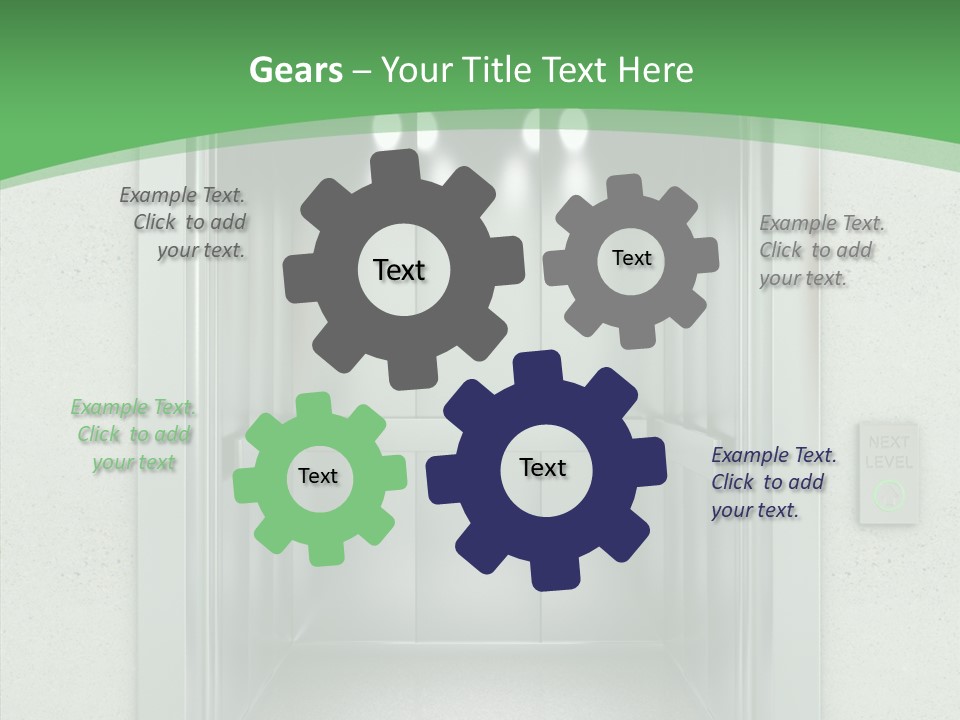 Brushed Reflection Lobby PowerPoint Template