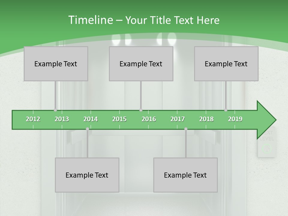 Brushed Reflection Lobby PowerPoint Template