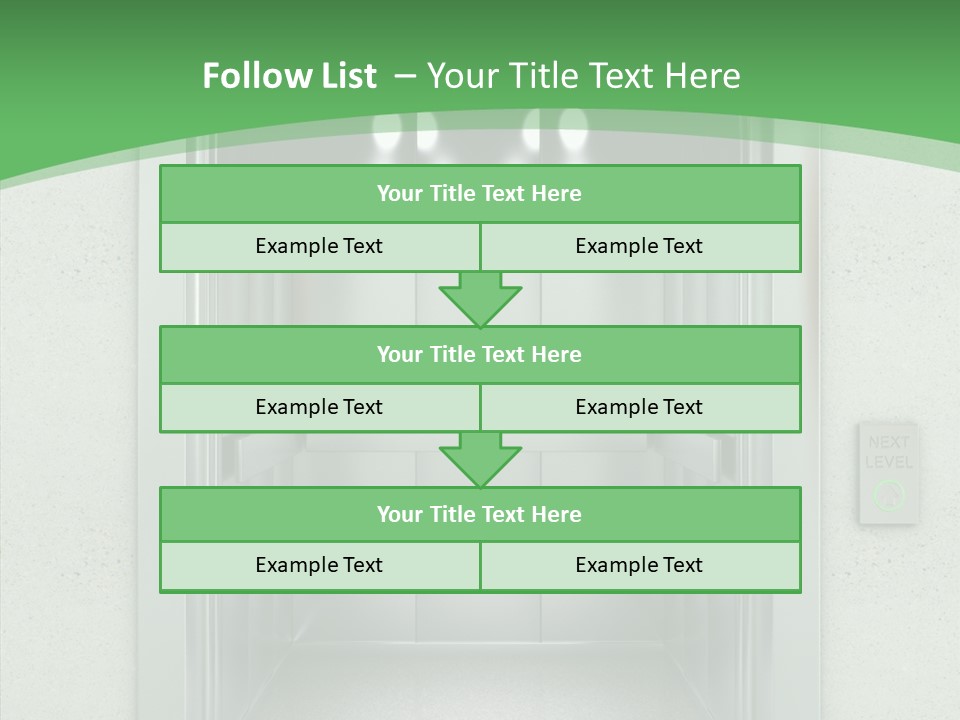 Brushed Reflection Lobby PowerPoint Template