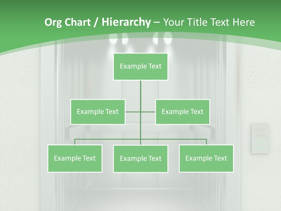 Brushed Reflection Lobby PowerPoint Template