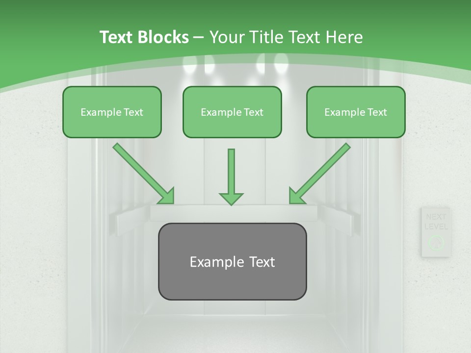 Brushed Reflection Lobby PowerPoint Template