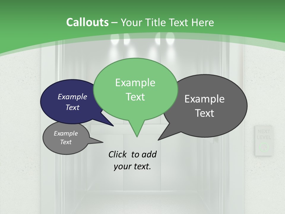 Brushed Reflection Lobby PowerPoint Template