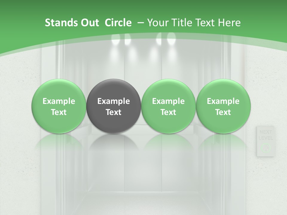 Brushed Reflection Lobby PowerPoint Template