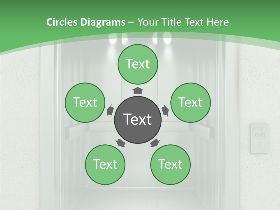 Brushed Reflection Lobby PowerPoint Template