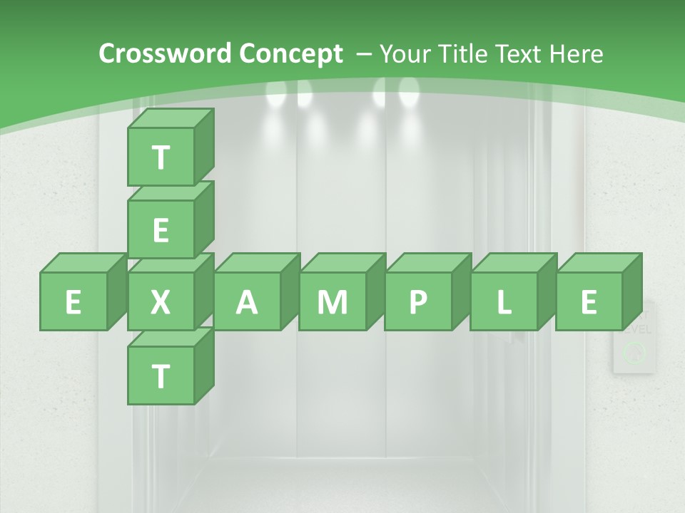 Brushed Reflection Lobby PowerPoint Template