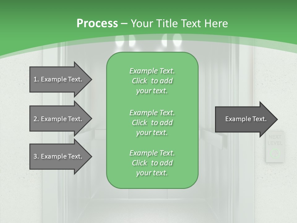 Brushed Reflection Lobby PowerPoint Template
