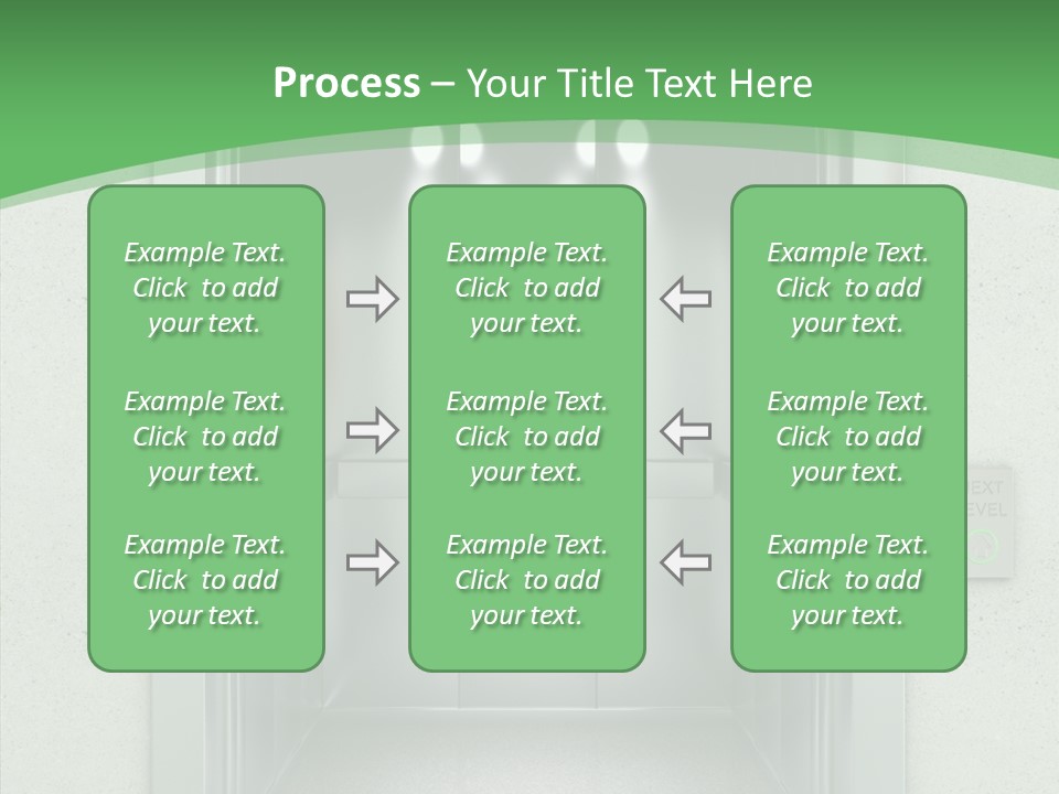 Brushed Reflection Lobby PowerPoint Template
