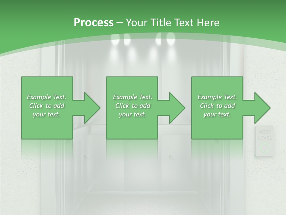 Brushed Reflection Lobby PowerPoint Template