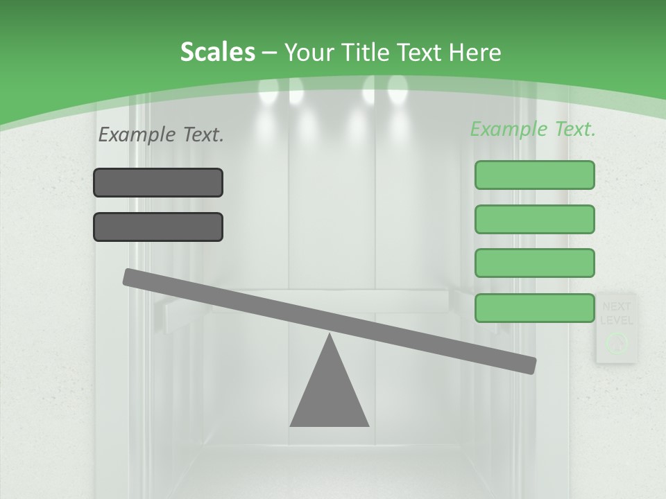 Brushed Reflection Lobby PowerPoint Template
